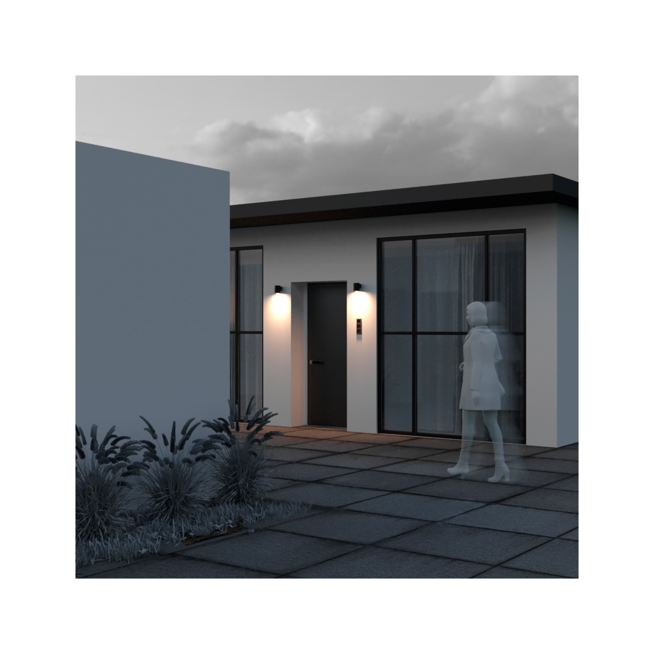 Maytoni Outdoor Lampe de paysage murale Shim
