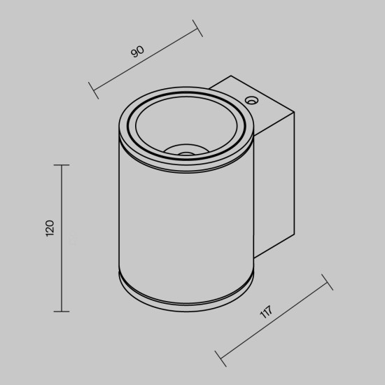 Maytoni Outdoor Wall landscape lamp Shim