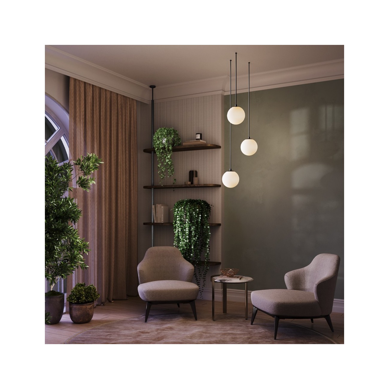 Maytoni Technical Pendant Suspension Lamp Luna