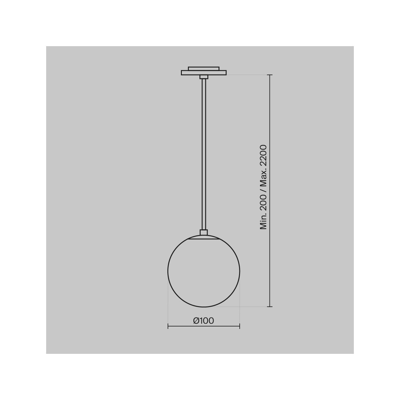 Maytoni Technical Pendant Suspension Lamp Luna