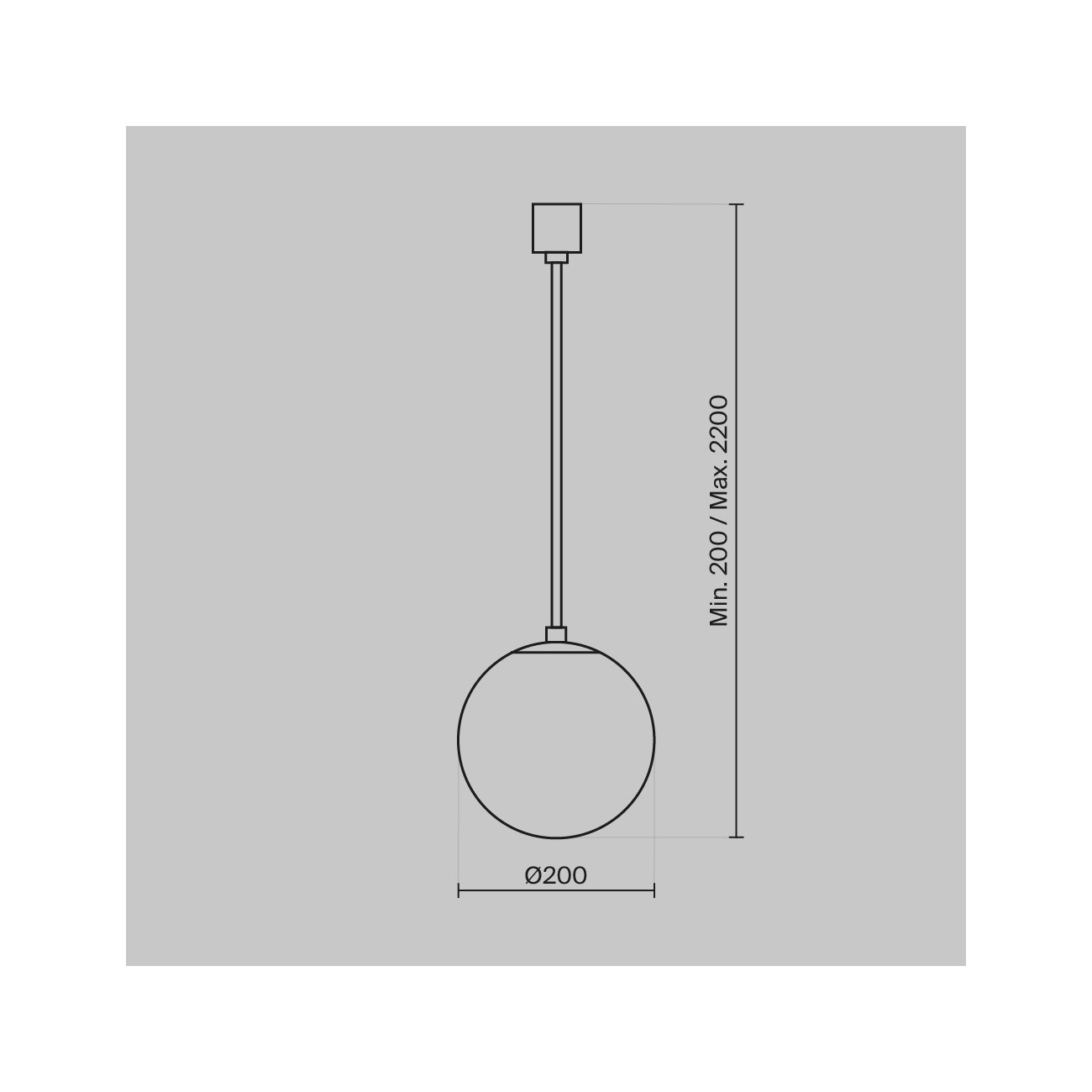 Maytoni Technical Pendant Lampada a Sospensione Luna
