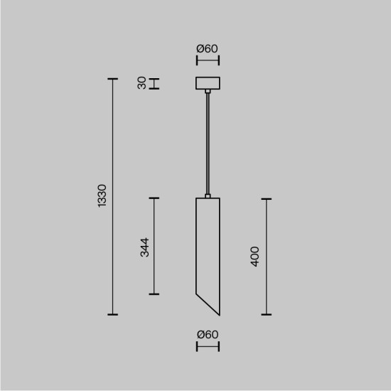 Maytoni Technical Pendant lamp a suspension Lipari