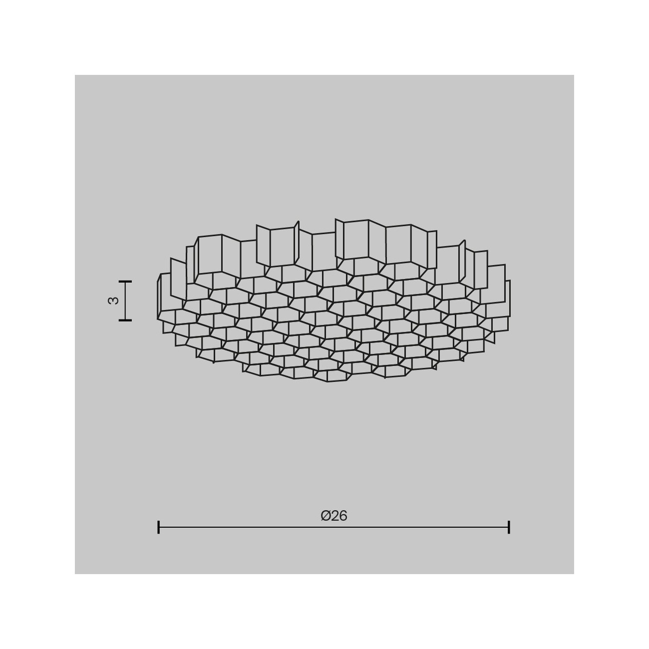 Filtre aveuglant Maytoni Downlight pour la lumière