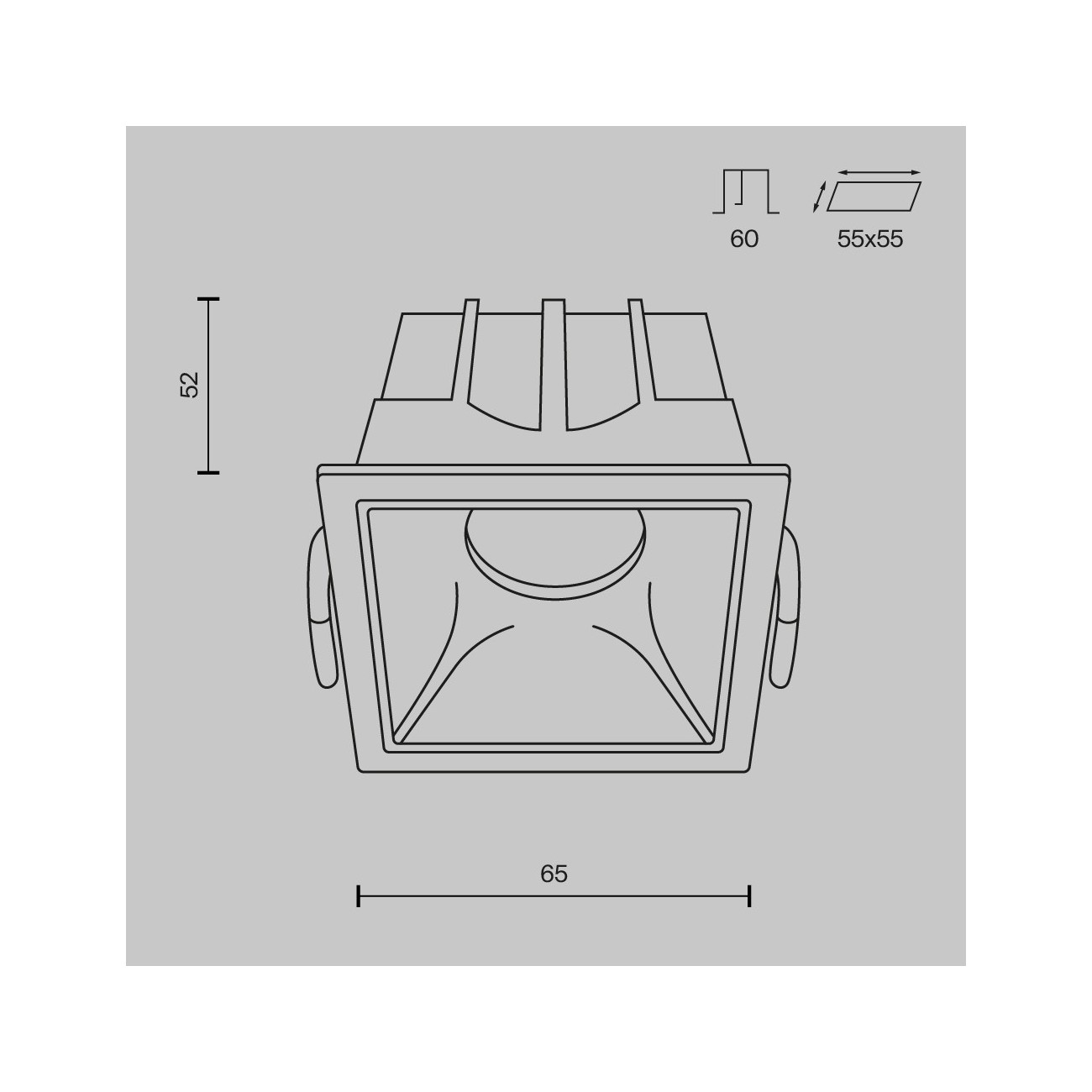 Maytoni Downlight Lampada da incasso Alfa LED