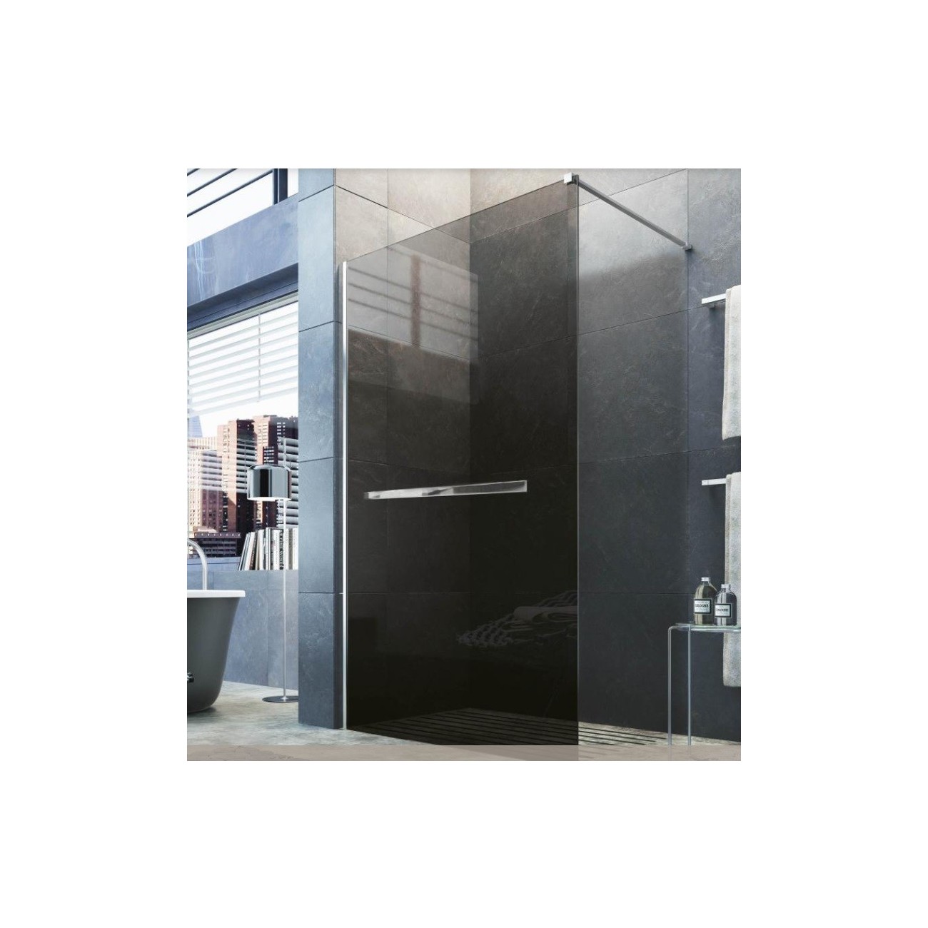 Glass 1989 paroi de douche STEP- IN