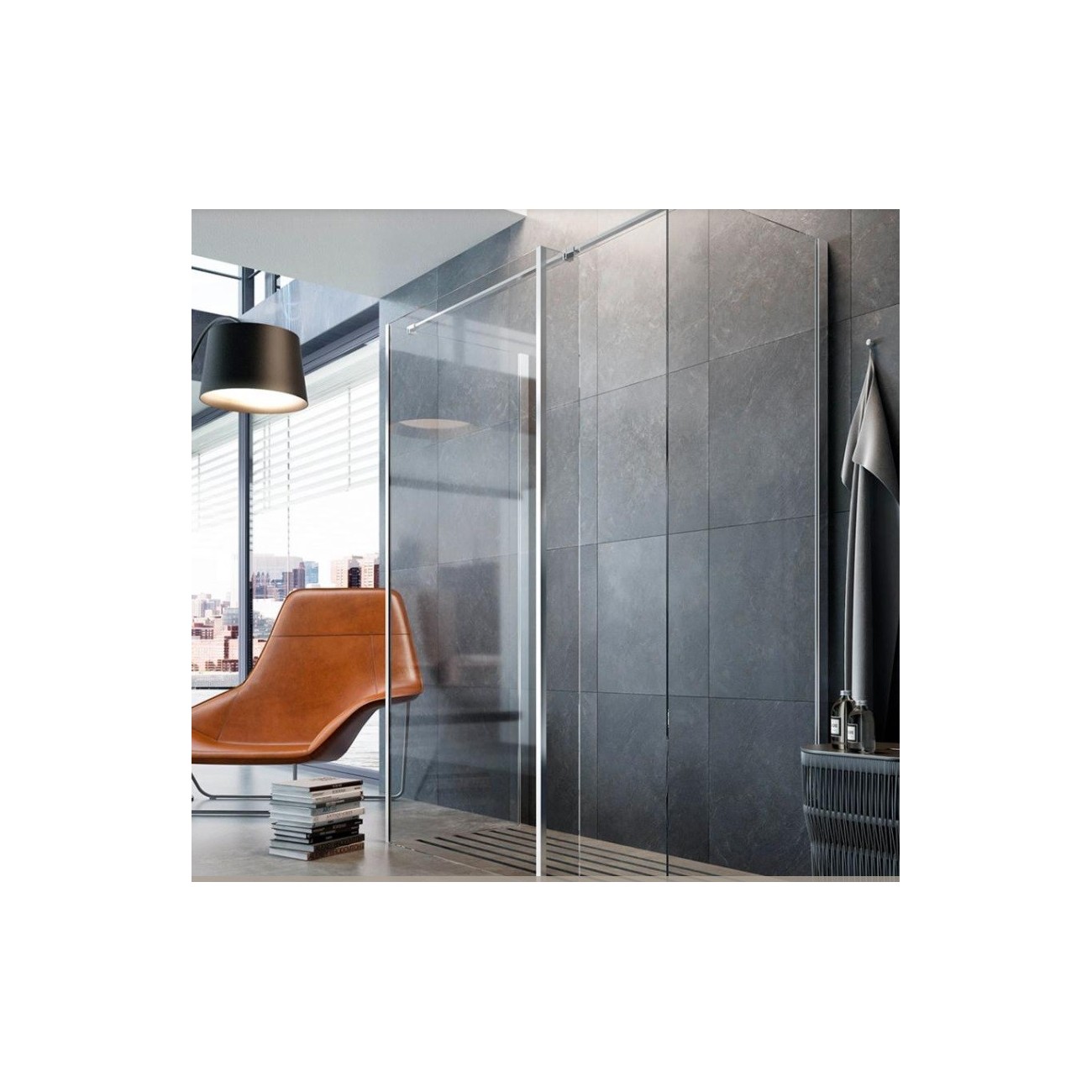 Glass 1989 paroi de douche STEP- IN