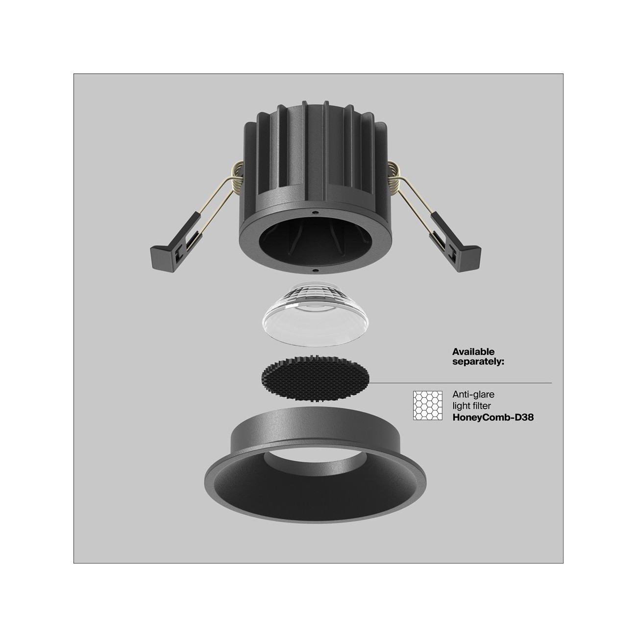 Maytoni Downlight Recessed Lamp Round