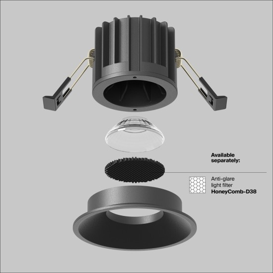Maytoni Downlight Recessed Lamp Round