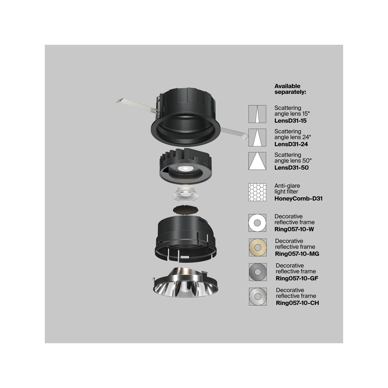 Maytoni Downlight Recessed Lamp Wise