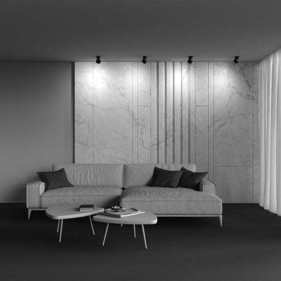 copie de Maytoni Ceiling Lampe Encassè Onda 4000K 12W