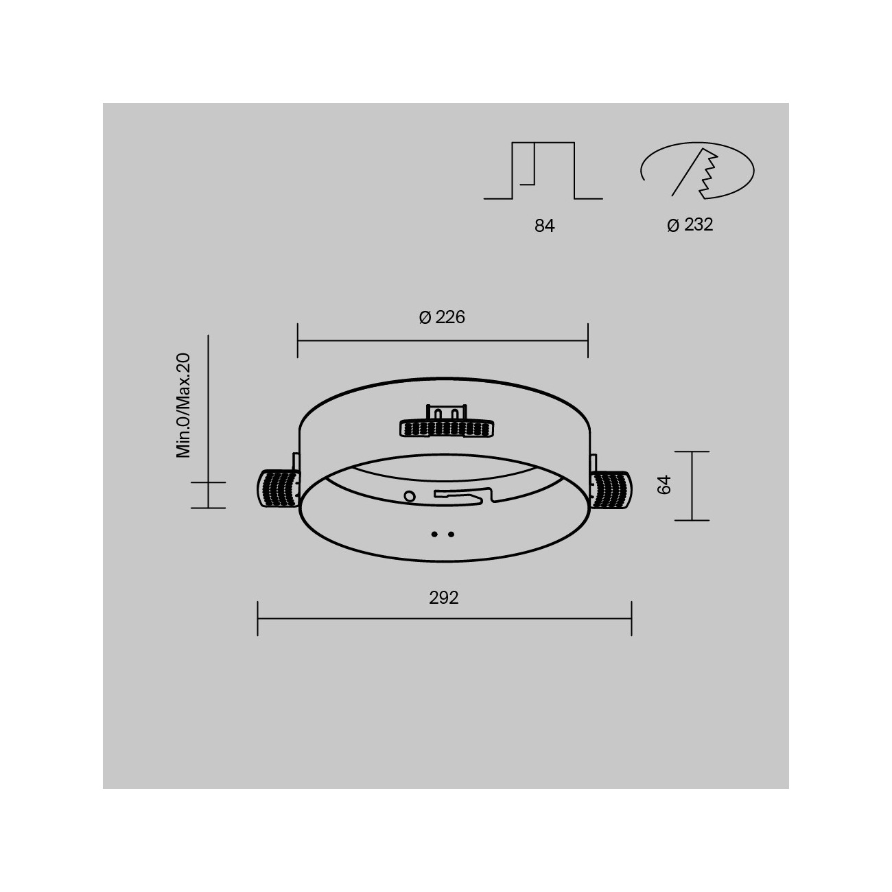 Maytoni Ceiling Accessories for Roof lamp Zon
