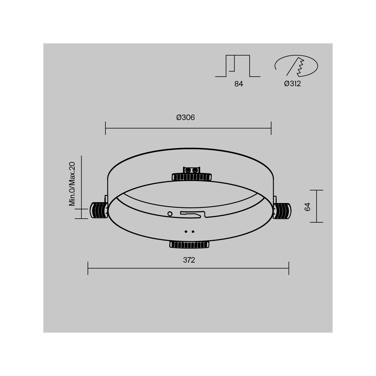 Maytoni Ceiling accessoire pour Lampe de Toit Zon