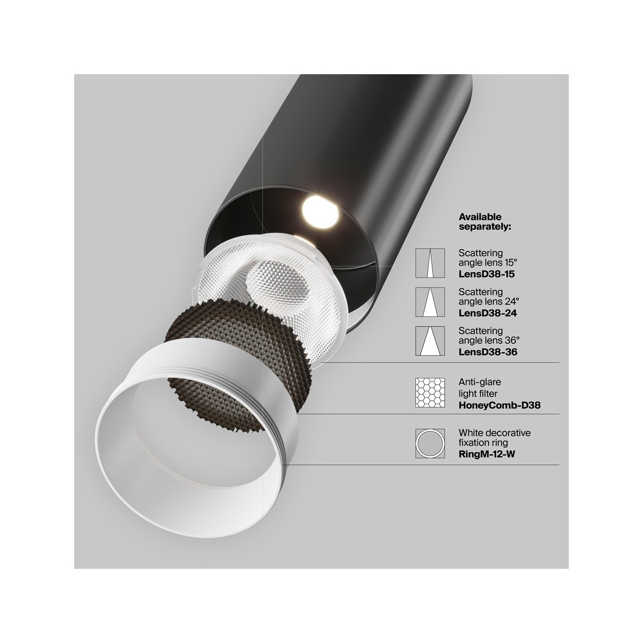 Maytoni Lampe sur rail Focus Led Unity