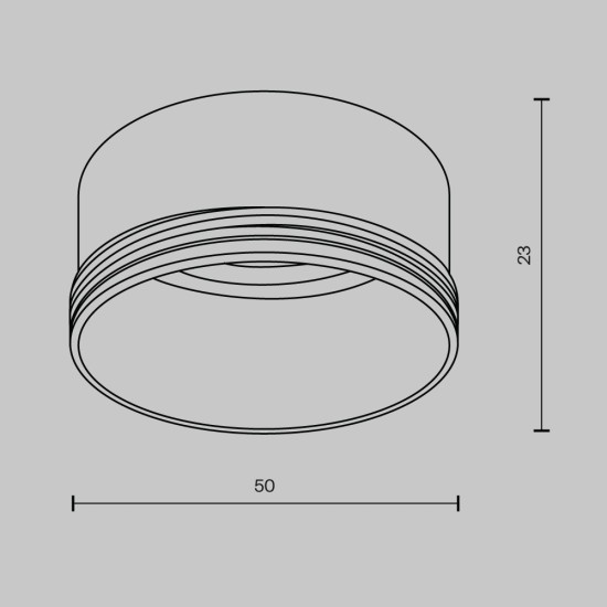 Maytoni decorative ring for Focus led