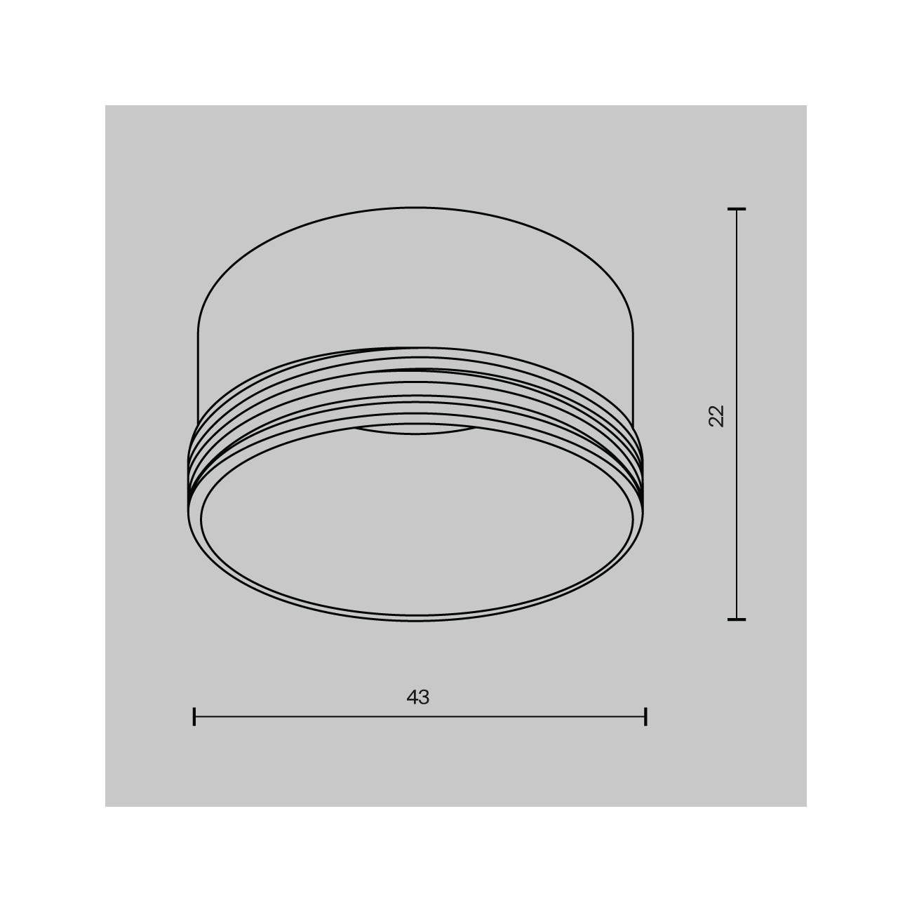 Maytoni anneau décoratif pour Focus Led