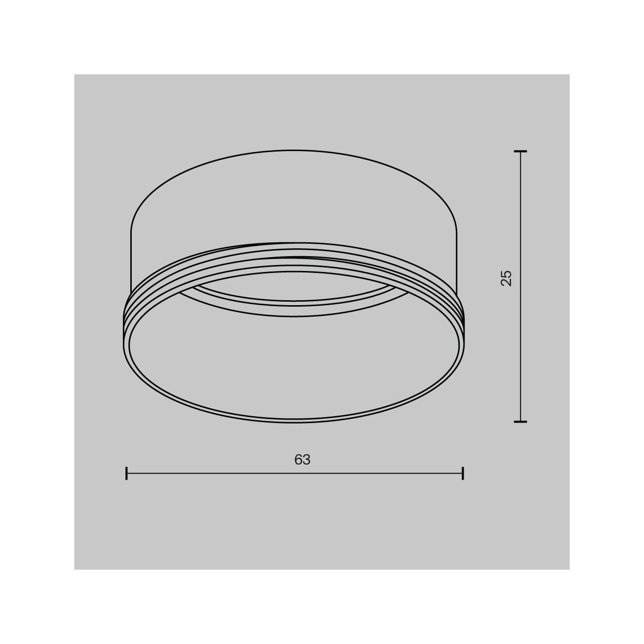 Maytoni decorative ring for Focus led