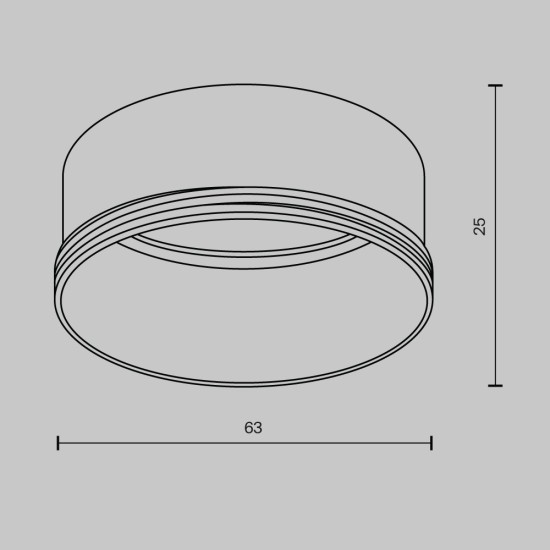 Maytoni Anello decorativo per Focus Led