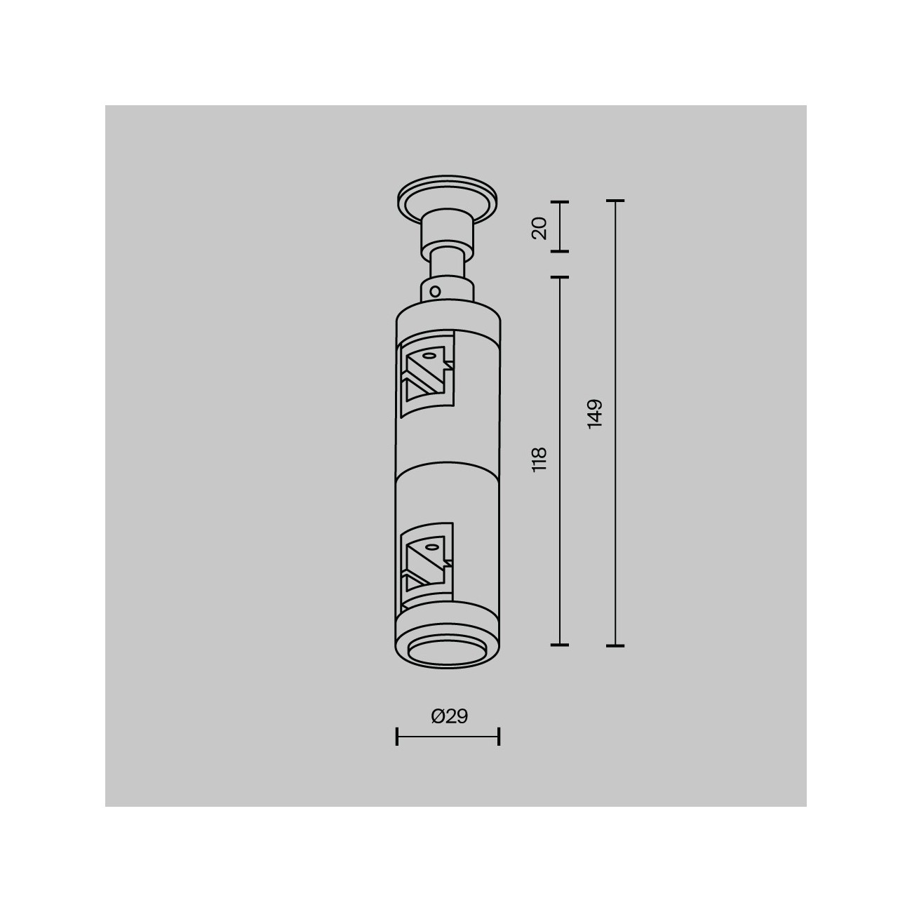 Maytoni Fixation murale double Flarity