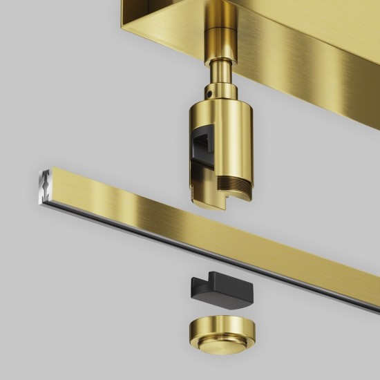 Maytoni Socle de plafond court pour alimentation avec entrée d'alimentation Flarity