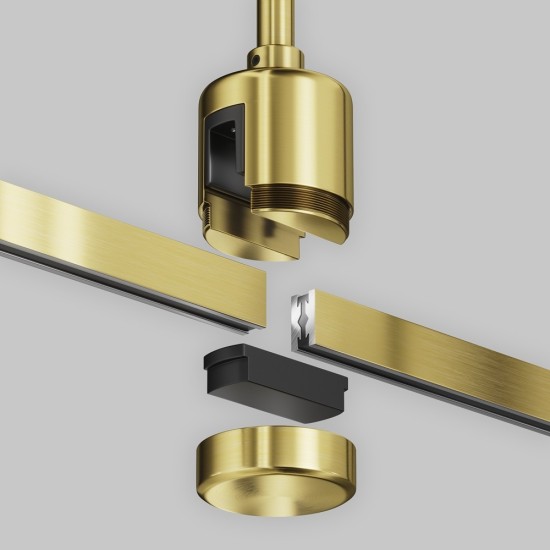 Maytoni Support de plafond court avec connecteur d'alimentation directe Flarity