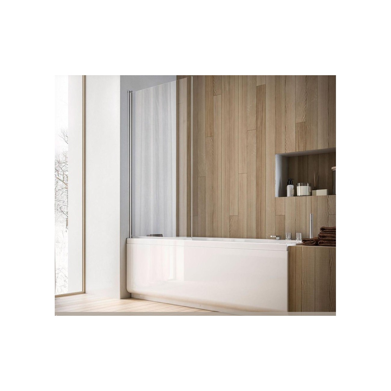 Glass 1989 Saloon bath screen Soho