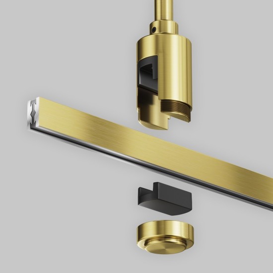 Maytoni 360mm ceiling mount with power input Flarity