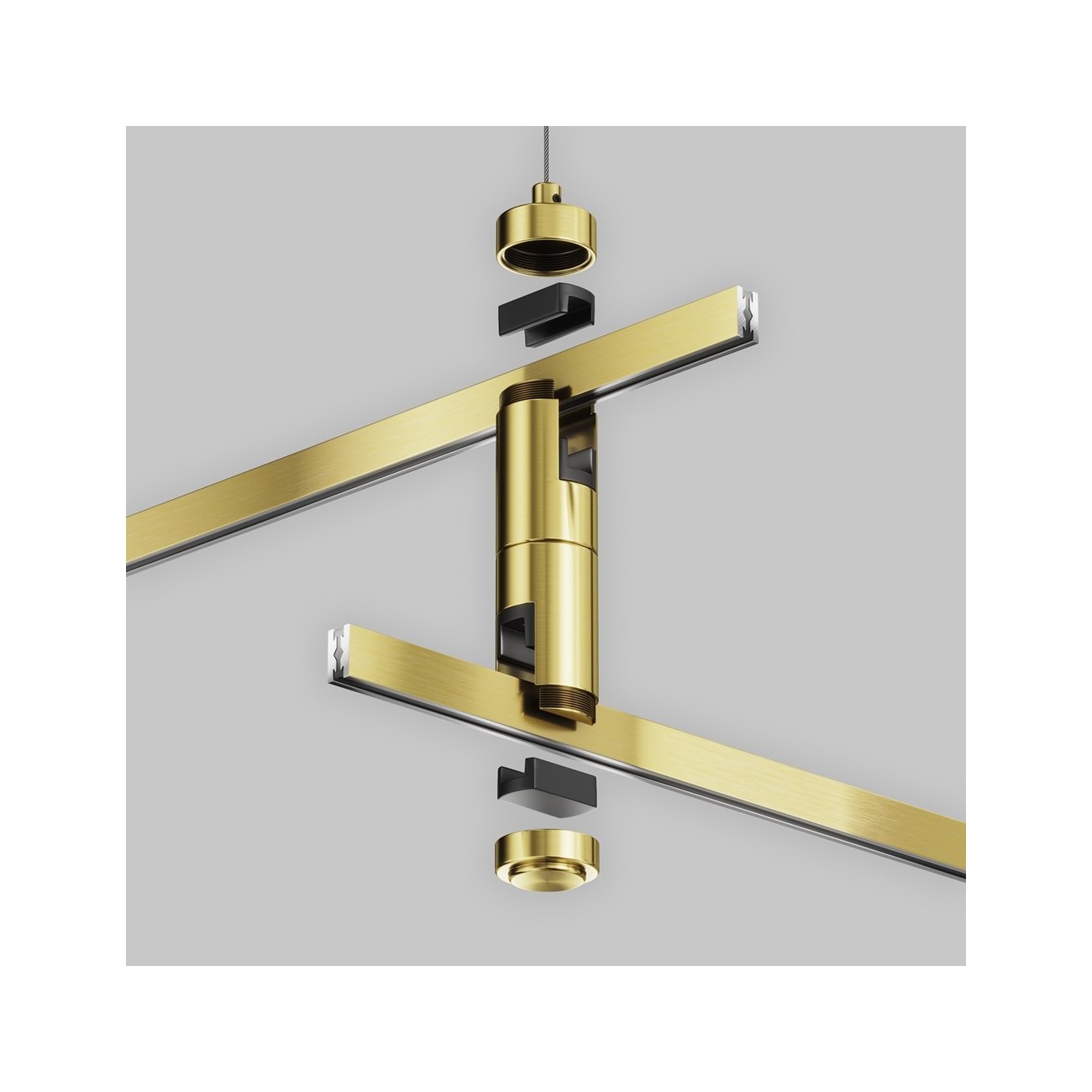 Maytoni Double Hang Wire Rope Suspension Flarity