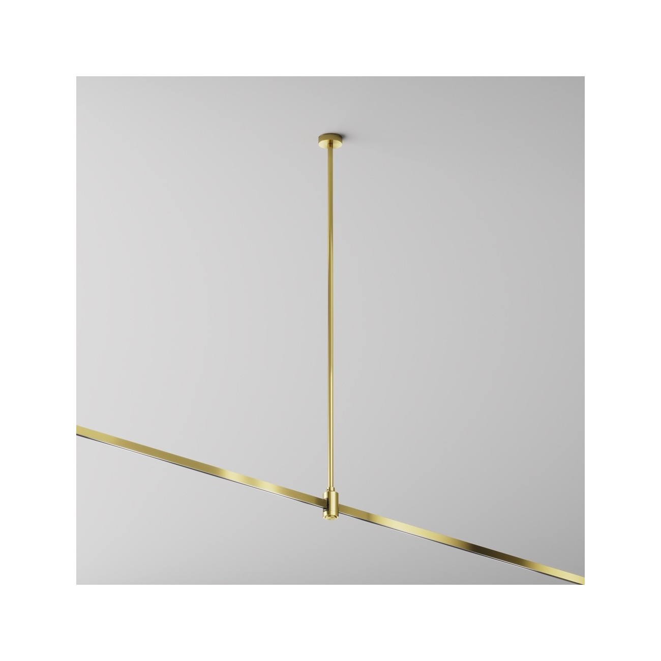 Maytoni Fixation de plafond longue et évasée simple de 700 mm Flarity