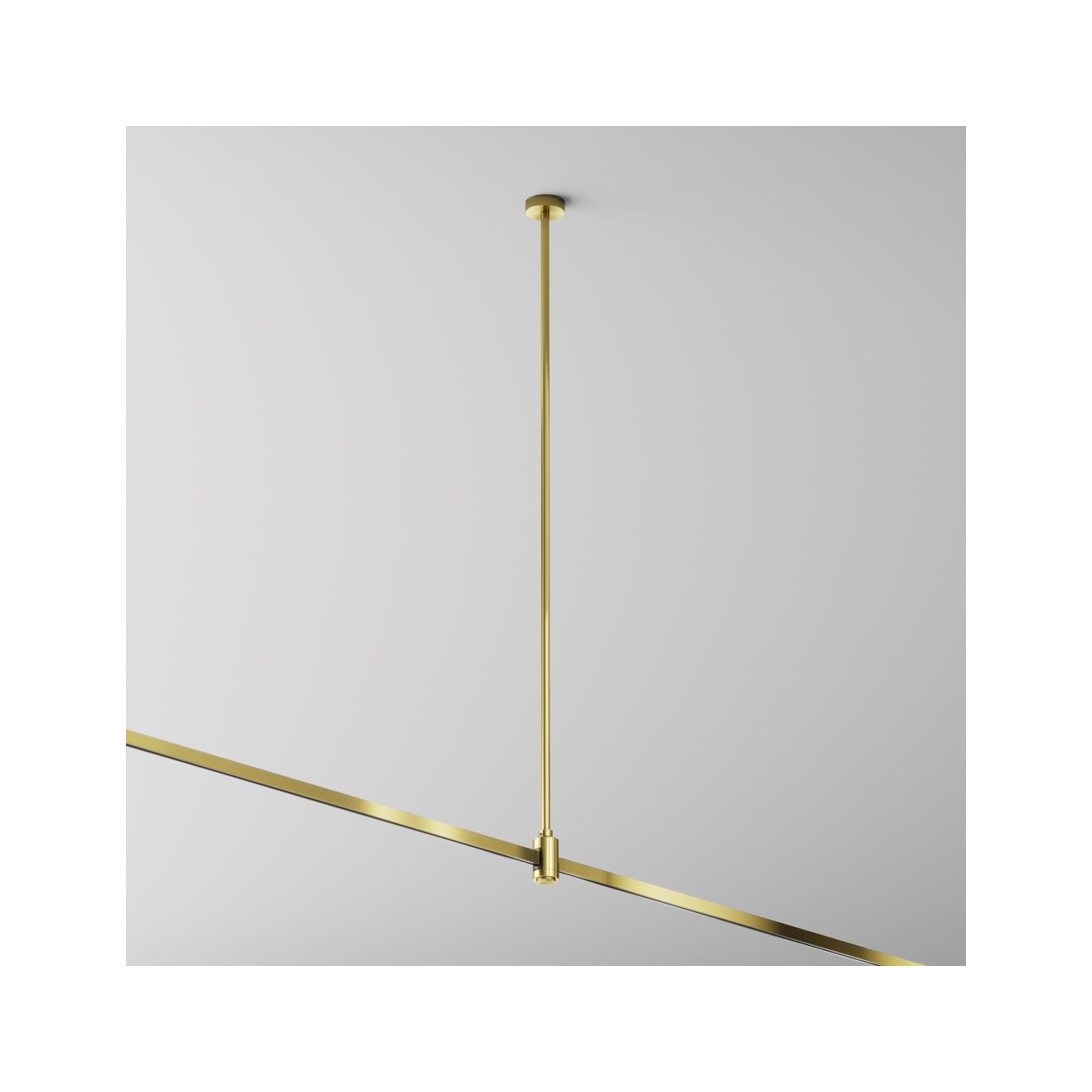 Maytoni Fixation de plafond longue et évasée simple de 760 mm Flarity