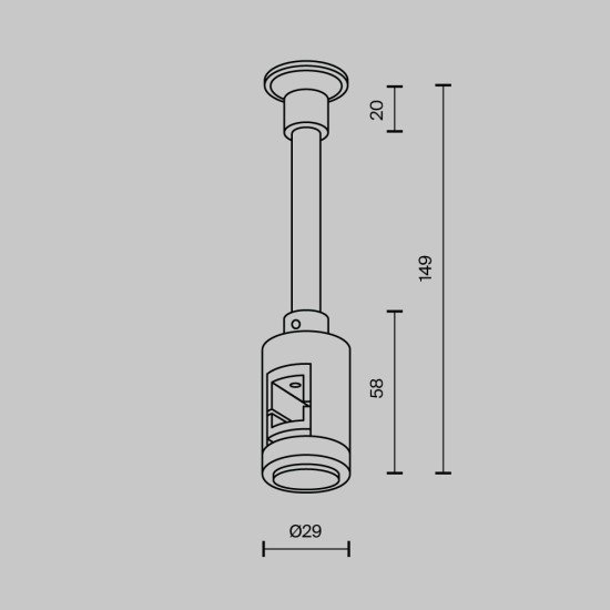 Maytoni wall fixing Wall single elongated Flarity