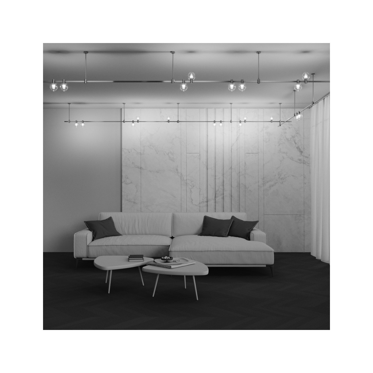 Maytoni Lampada da Binario Bubble Flarity