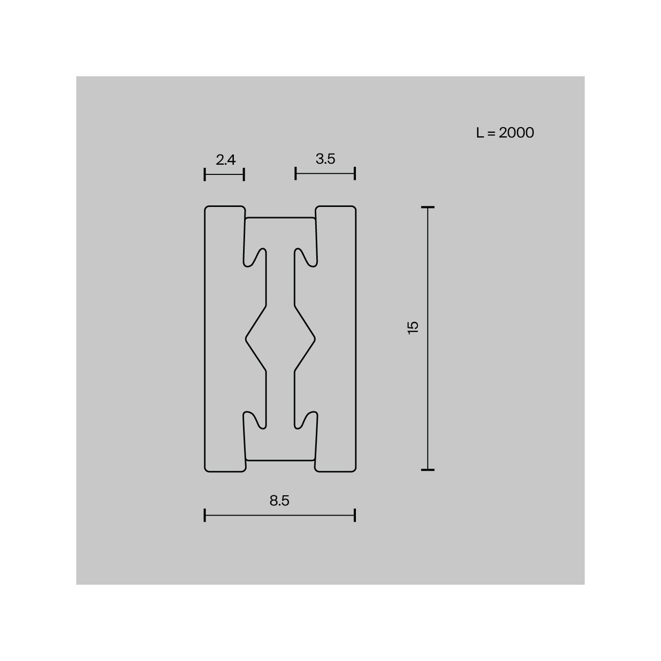 Maytoni 2m track Flarity