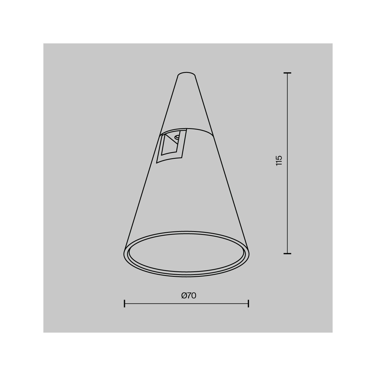 Maytoni Lampe sur rail Keila Flarity