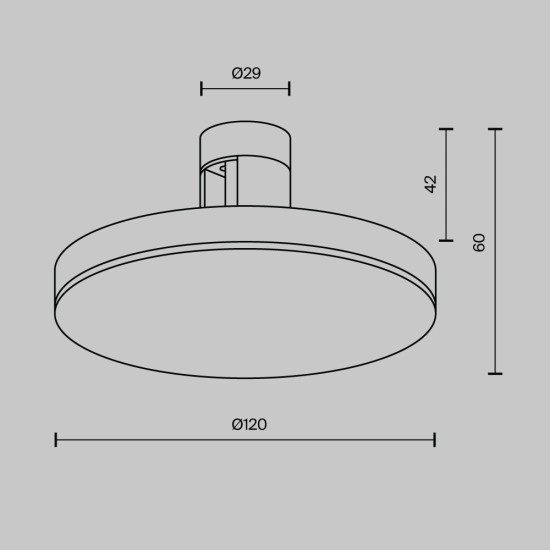 Maytoni Lampada da Binario Plato Flarity