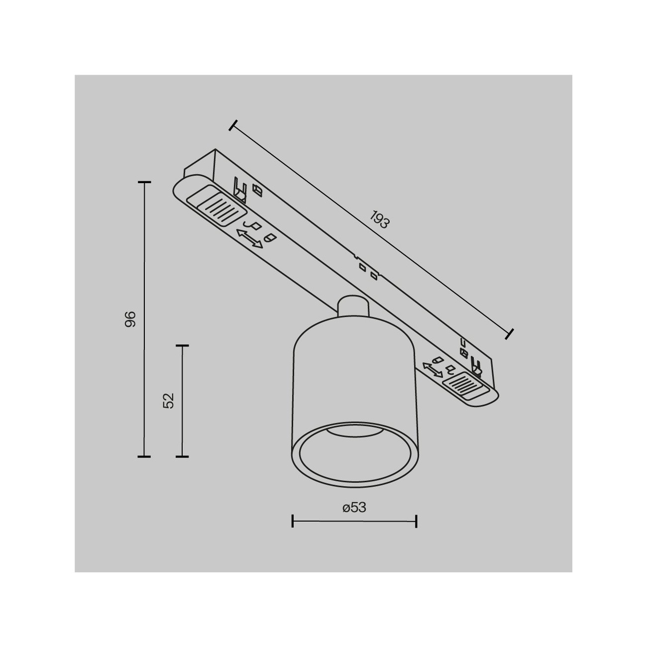 Maytoni Track lamp Alfa S Exility