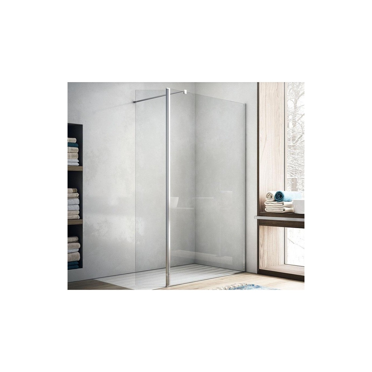 Glass 1989 Walk-in with screen Soho