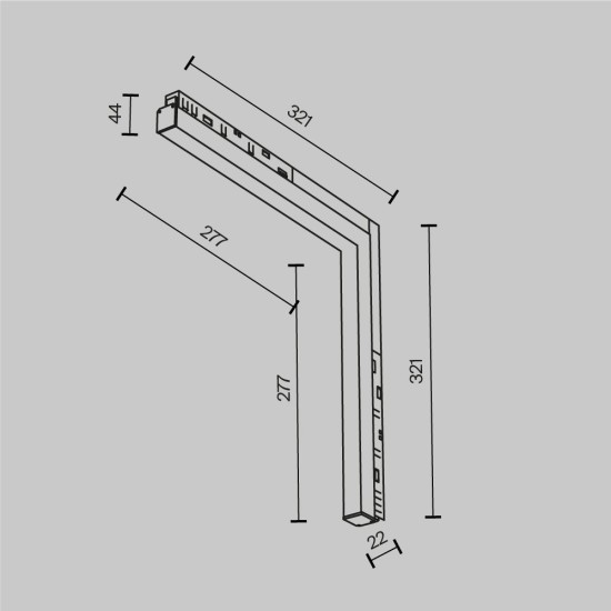 Maytoni Lampada da Binario Basis Angle Exility 2700-6000K