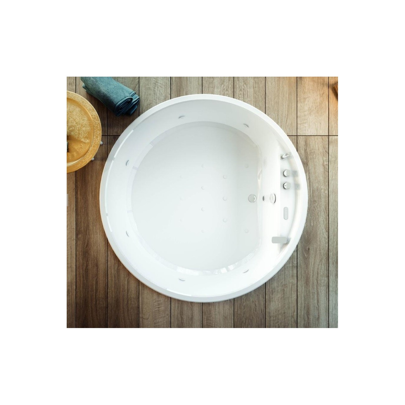 Glass 1989 Nubea round baignoire SkinSublime