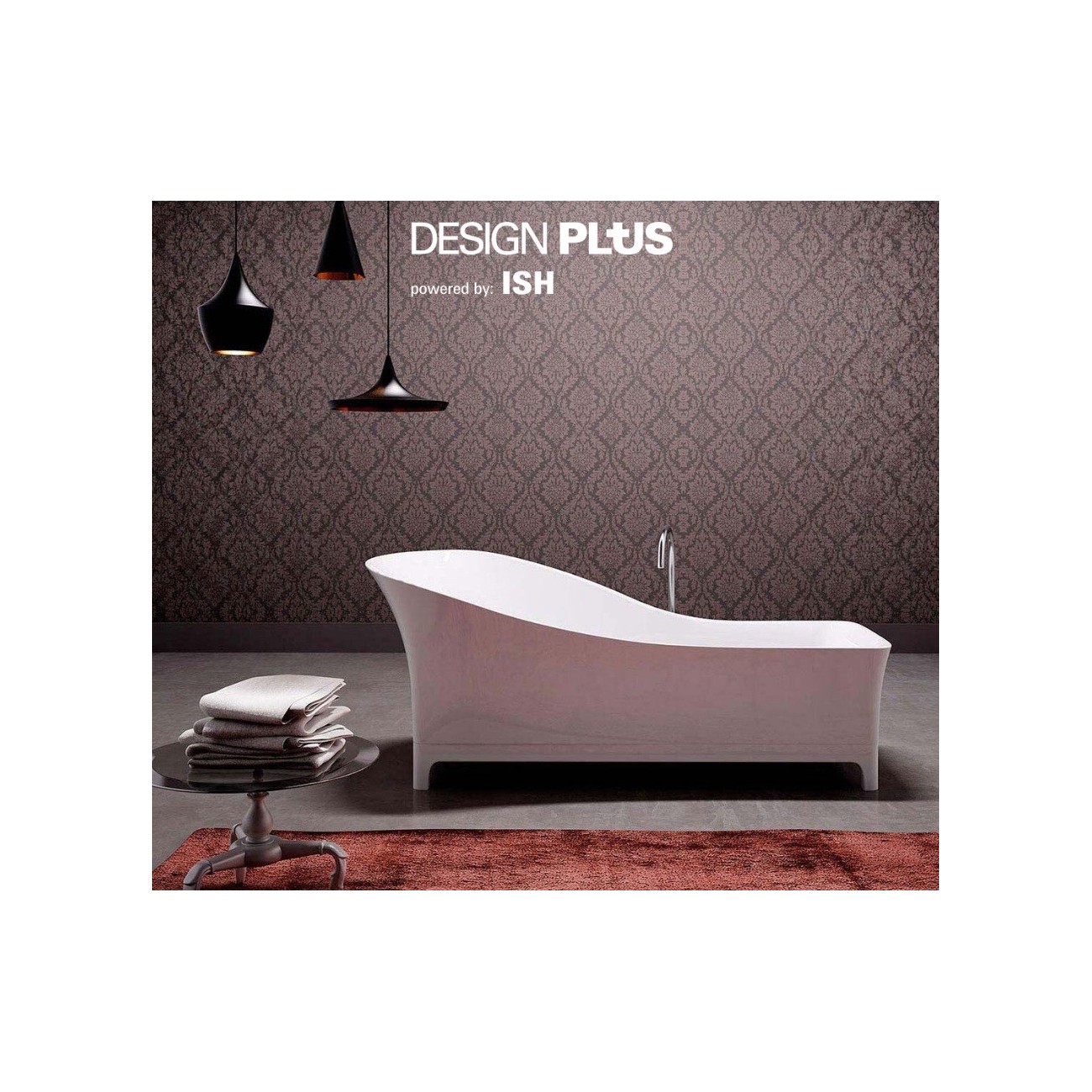 Glass 1989 Sofa bathtub in MineraLite with aesthetic frame in wood