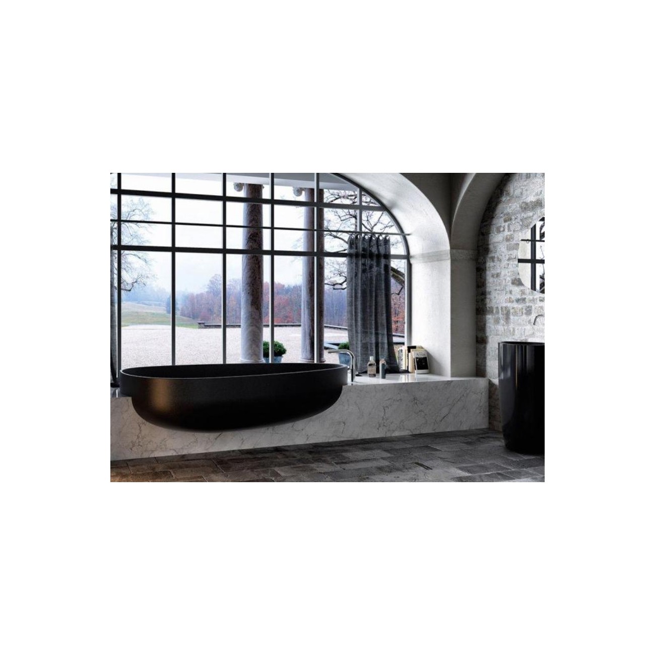 Glass 1989 Beyond bath baignoire en MineraLite