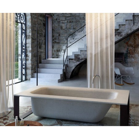Glass 1989 Concrete bath vasca in MineraLite