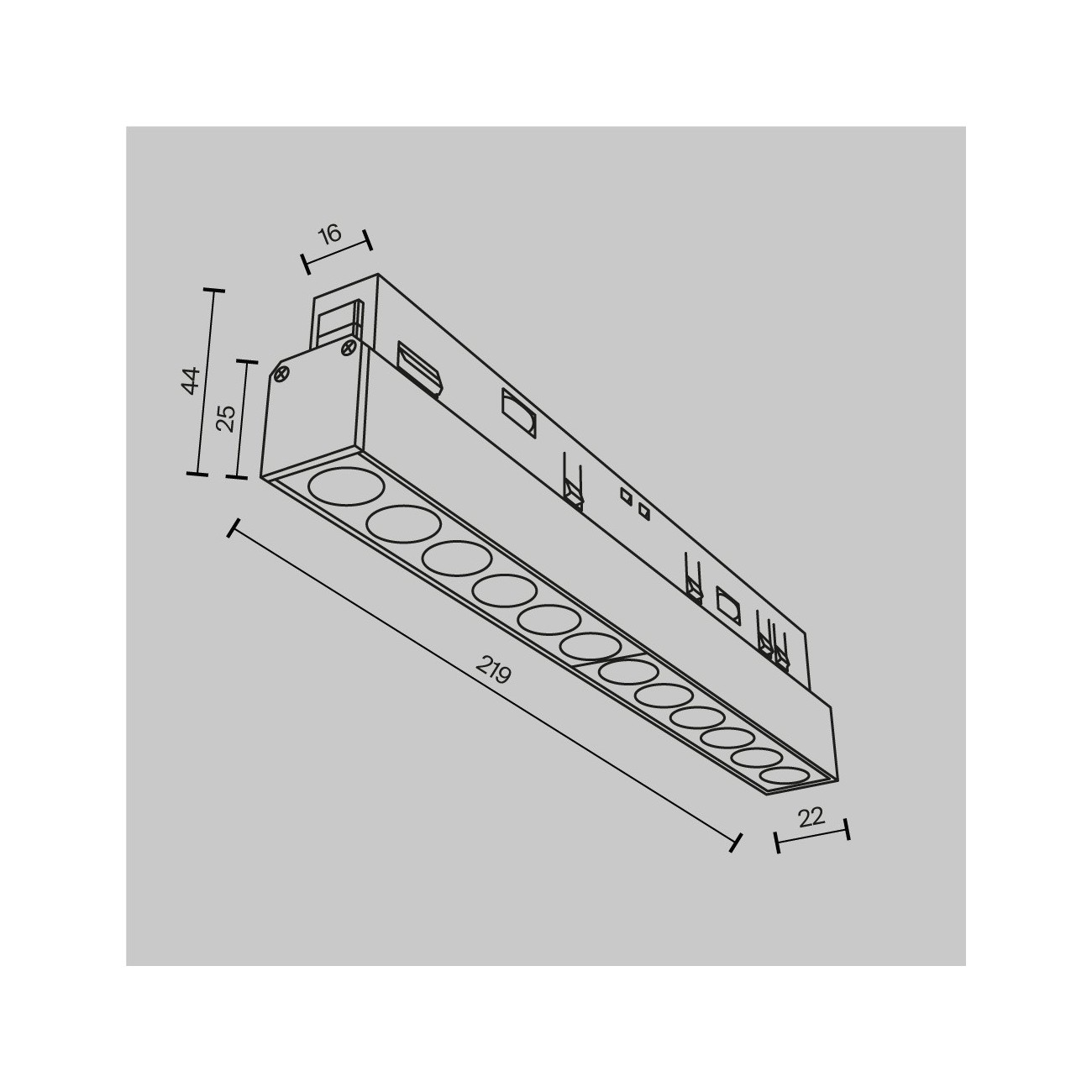 Maytoni Track lamp Points Exility 2700K