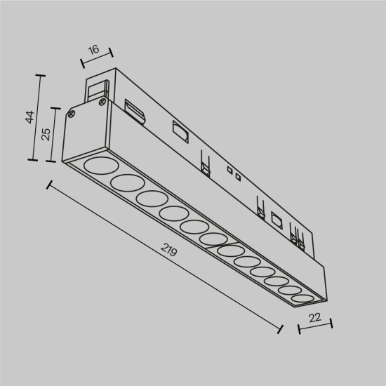 Maytoni Track lamp Points Exility 2700K