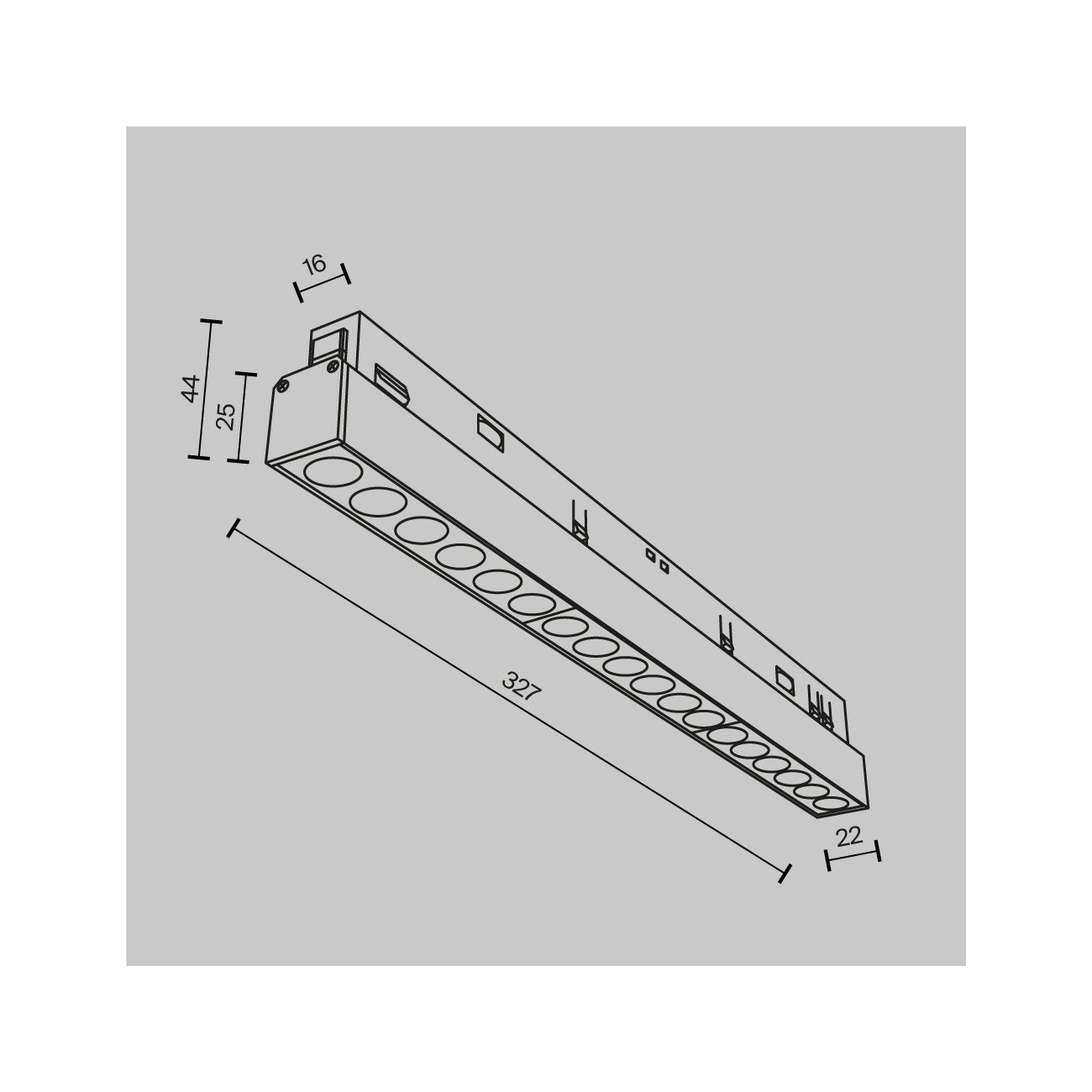 Maytoni Track lamp Points Exility 2700K