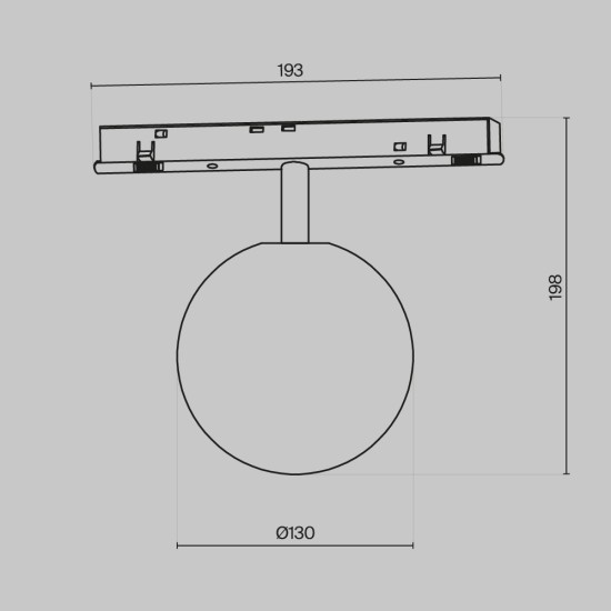 Maytoni Track lamp Luna Exility 2700-6000K dim dali 1 6W