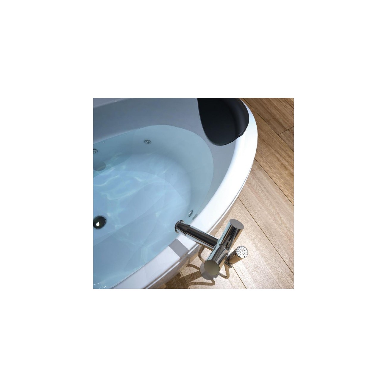 Glass 1989 Arena freestanding or wall-mounted bathtub