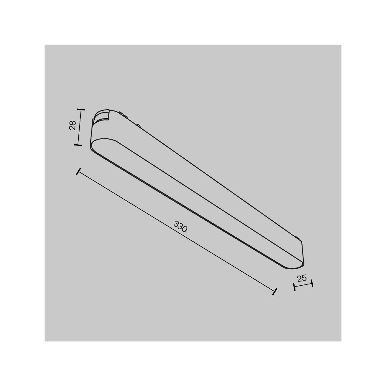 Maytoni Lampe sur rail Basis Radity 4000K 16W