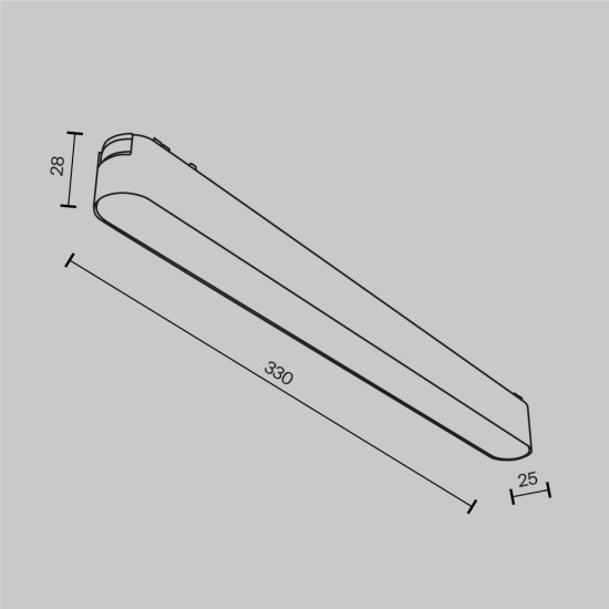 Maytoni Track lamp Basis Radity 4000K 16W