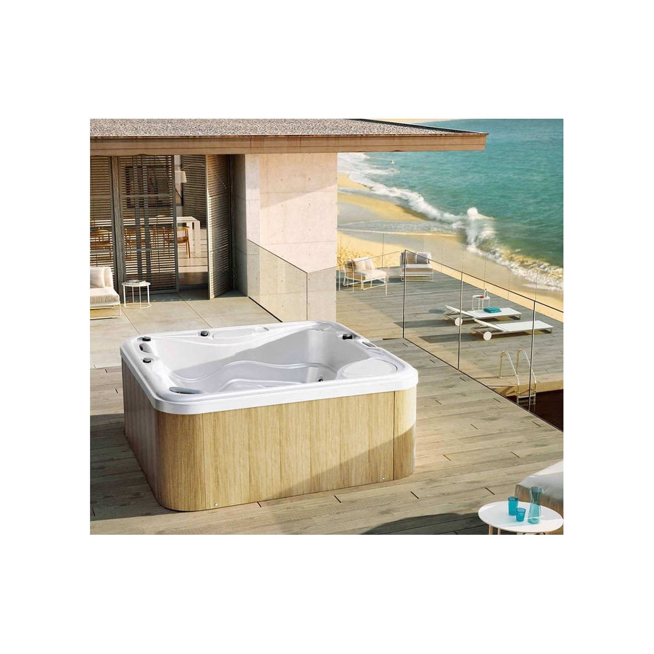 Glass 1989 MySpa 215 portable spa