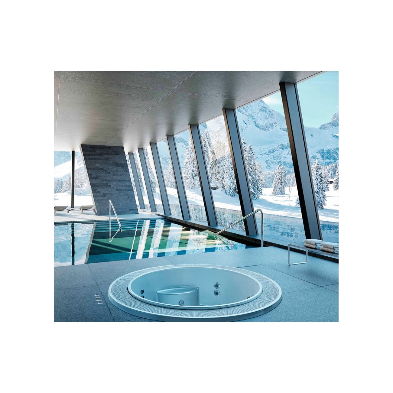 Glass 1989 MySpa OF210 overflow spa